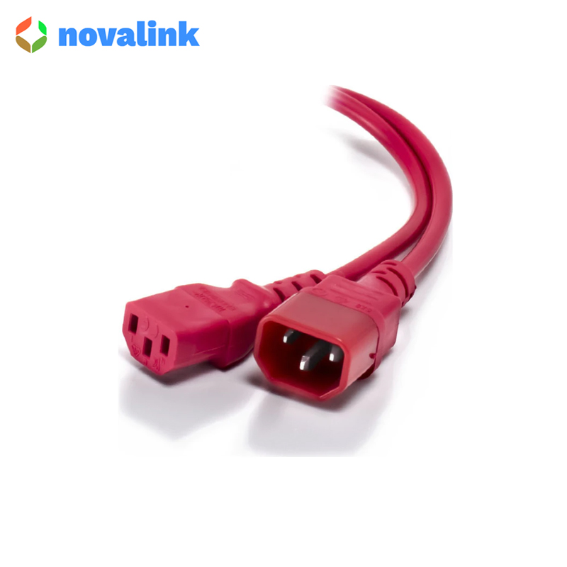 Chuyên sản xuất Dây Nguồn C13, C14 lõi 3 x 1,31mm lõi đồng nguyên chất , mầu đỏ dài từ 1m đến 3m